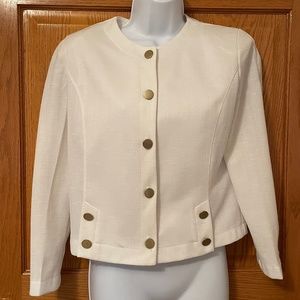 Pablo Collection White Dress Jacket 6 Petite